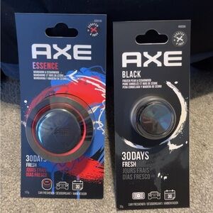 AXE Essence Car Air Freshener Gel Can And Axe black Mini Clip